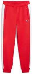 PUMA T7 Always On férfi melegítőnadrág, piros-fehér, S25 (62958811)