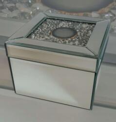  Elegáns, tükrös ékszerdoboz órákhoz, ajándéknak is kiváló (HSE24)