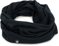 Vlnka Woolee vékony nyakmelegítő merinói gyapjúból, fekete ruházat méretei Uni