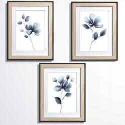 Coricamo Keresztszemes hímzés Hímző szett Finom virágok triptichon (Z 11018)