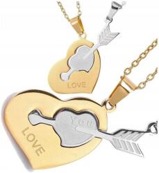  Best friends nyaklánc Szív kulcs Barátság 2db pároknak barátoknak (5905204482889)