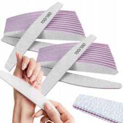 Lewer Körömreszelő 100/180 Hajócska Félhold Zebra Szett 30 Db Kétoldalas (PiL-30)