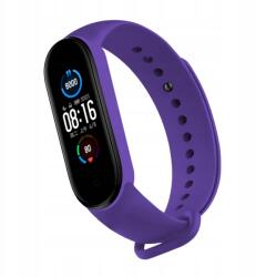  Xiaomi Szíj Mi Band 4 készülékhez Cserepánt Sötét Lila 29 szín (Xiaomi Pasek Opaska do Mi Band 4)