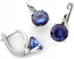 Lovrin Ezüst ékszerszett 925-ös kerek cirkónia kövekkel, exkluzív design (Lovrin 56203)