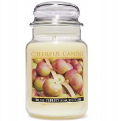 Cheerful Candle Illatos gyertya üvegben, alma illattal Fresh Peeled Apple Cheerful Candle (674623300573)