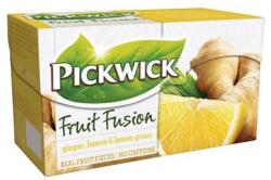 Pickwick Zöld tea PICKWICK gyömbér-citromfű 20 filter/doboz