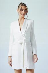 Coast Krémszínű Blézer Ruha Övvel (36) (582774)