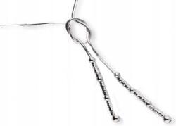 Lovrin Ezüst nyaklánc 925, gyémántcsiszolású, csomóval, 4, 60g, divatos minta ajándékba (Lovrin 53172)