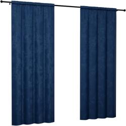 NOW-ART Kész függöny, velúr, 140x240. Függönyök nappaliba, színes velúr, Velvet, ráncoló szalaggal (5090)