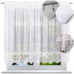 NOW-ART Kész függöny csipkével 180x300 Egyszerű függönyök csipke kész sima nappali (5090)