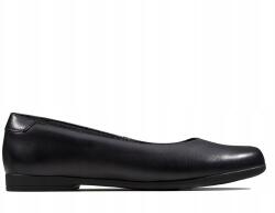Clarks Scala Glide fekete bőr balerina cipő gyerekeknek, 22-es méret (261428606055)