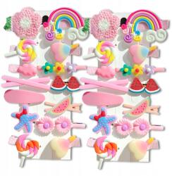 EdiBazzar 28 darabos gyermek hajcsat és hullámcsat szett lányoknak (Spineczki dziecięcie do włosów 28szt komplet)