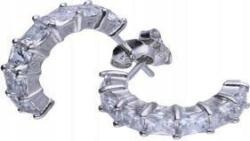 Lovrin Ezüst fülbevaló 925 fehér cirkóniával 2, 40g női ezüst látványos (Lovrin 48209)