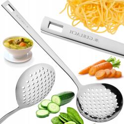 Gerlach Szűrőkanál Gerlach Solid Szűrőkanál Lyukakkal Hableszedő Kanál Rozsdamentes Acél Premium (SOLID łyżka cedzakowa)