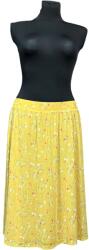 s. Oliver Midi szoknya, kényelmes, stílusos, sárga virágmintás, 42-es méret (UB000212)