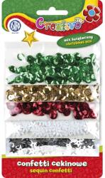 Astra Creativo Dekoratív flitterek Karácsonyi mix 1000 db, 335116007 (335116007)