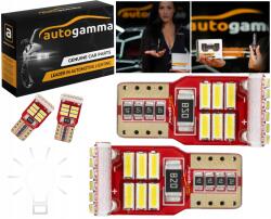 Auto Gamma Állólámpa W5W T10 18 x Led Állólámpa Fehér 2 db