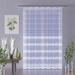 Wisan Függöny hímzett fényes háló fehér 280 cm magas Anda 44929 (AW044929C280)