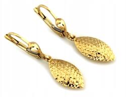 Lovrin Arany női fülbevaló, angol kapcsos, 375-ös aranyból, fényes, súlya 1, 53g