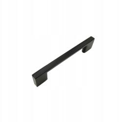 B&B Fekete bútorfogantyú 96 mm-es fém fogantyú szekrényhez fiókhoz bútorokhoz (U107 L96 CZ)