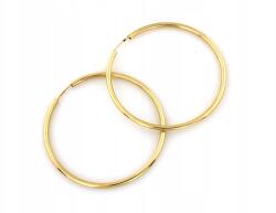 Lovrin Időtálló arany fülbevaló 585-ös karikák 35mm-es zsanéros, ideális ajándék (Lovrin)