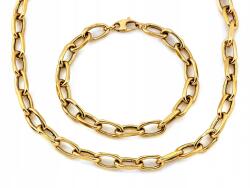 Lovrin Arany ékszer szett 585 14kt nyaklánc és karkötő 16.70g ajándék (Lovrin)