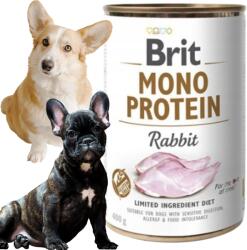 Brit Nedves Kutyaeledel Brit Mono Protein Rabbit Egyfehérje Nyúllal 400g
