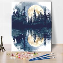  Számozott Festés Diy Tájkép Keret Nélkül 40 x 50 cm (B0DCSMC5WK)