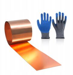  Uxney Rézszalag tekercsben, 350x10 cm, tetőkhöz, elektronikához, barkácsoláshoz, 0, 3 mm (B0D7ZZFD9S)