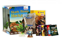  Akvárium szett Kalóz - 20x20x25 cm