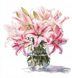 Coricamo Keresztszemes hímzés Hímző szett Büszke liliomok (Z 10553)