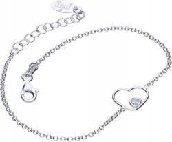 Lovrin Ezüst karkötő 925 szív cirkónia 1, 87g medálokkal divatos minta (Lovrin 52526)