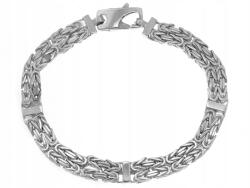 Lovrin 925-ös ezüst karkötő, dupla királylánc szövés, 33g, 21-es méret (62956974)