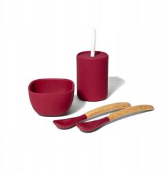 Avanchy La Petite Szilikon Ebédkészlet Gyerekeknek Magenta (LPECM-CUP)