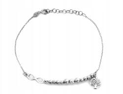 Lovrin Ezüst láncos karkötő fa és végtelen jellel, 925-ös finomságú, 1.84g (62741494)