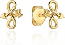Lovrin Arany fülbevaló 585 végtelen jel nyíl formában ajándékba 14k (Lovrin)