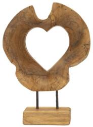 Mauro Ferretti Hasi szobor tölgyfából barna 28x10x38 cm