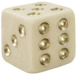 Mauro Ferretti Quartz dobókocka fehér/arany 12x12x12 cm