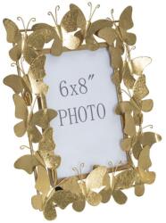 Mauro Ferretti Butterfly glamour képkeret arany 28x11, 5x30, 5 (belső méretek 15x20) cm