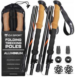 EVI Összecsukható, Állítható Trekking Bot Nordic Walkinghoz, Hegymászáshoz (SHP-1070)
