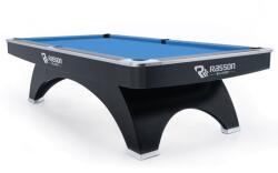 RASSON Biliárd asztal, Rasson Ox, 9 ft. , Fekete, EPBF zsebmérettel Simonis 760 tournament blue (55.148.09.5.4)