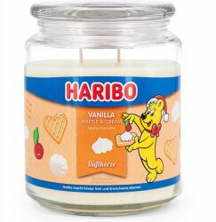 HARIBO nagy illatgyertya Vanilla Waffle Cream 510 g Vaníliás gofri (4262399024425)