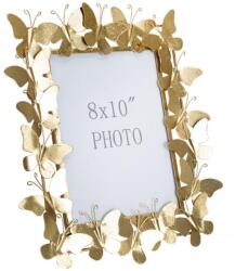 Mauro Ferretti Butterfly glamour képkeret arany 35x15x38 ( belső méret 20x25) cm