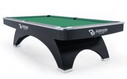 RASSON Biliárd asztal, Rasson Ox, 9 ft. , Fekete, EPBF zsebmérettel Simonis 760 yellow green (55.148.09.5)