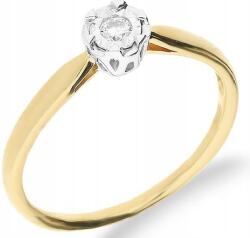 Lovrin Arany gyűrű 585 eljegyzési briliáns 18 klasszikus modell ajándékba