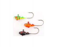 Kézzel festett jigfej 3 db (X002T47)