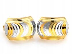 Lovrin Női fülbevaló 585 arany kétszínű 2.04g fényes lemezek ajándék (60978867)