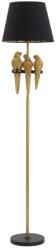 Mauro Ferretti Papagájos állólámpa fekete/arany ø 37x164, 5 cm