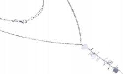 Lovrin 925-ös ezüst nyaklánc szív alakú medállal, 4, 90g, divatos design, női ajándék (Lovrin 51797)