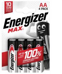 Energizer Max alkáli tartós elem AA LR6 4 db (7638900437645)